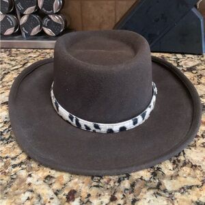 Vintage Lite Felt Brown Wool Women’s  Hat